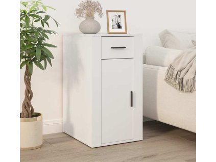 Skříňka k psacímu stolu 40 x 49 x 75 cm kompozitní dřevo [816799] (Barva Hnědý dub)