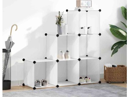 Krychlový organizér se 6 přihrádkami [244922] (Barva Bílá)