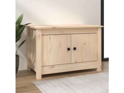 Botník 70 x 38 x 45,5 cm masivní borovice [813779] (Barva Přírodní)