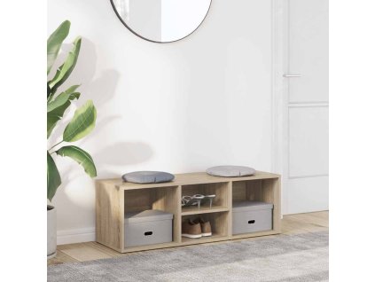 Botníková lavice 105 x 35 x 35 cm dřevotříska [804466] (Barva dub sonoma)