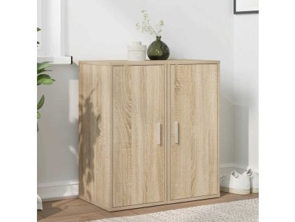 Botníky 2 ks 32 x 35 x 70 cm dřevotříska [808961] (Barva dub sonoma)