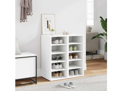 Botníky 2 ks 31,5 x 35 x 70 cm dřevotříska [808982] (Barva Bílá)