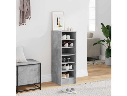 Botník 32x35x92 cm kompozitní dřevo [809003] (Barva Betonová šedá)