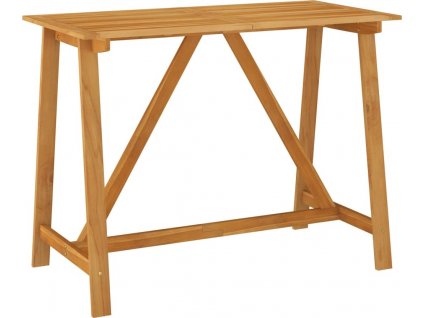 Zahradní barový stůl 140 x 70 x 104 cm masivní akáciové dřevo [312409]