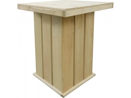 Barový stůl 75 x 75 x 110 cm impregnované borové dřevo [44910]