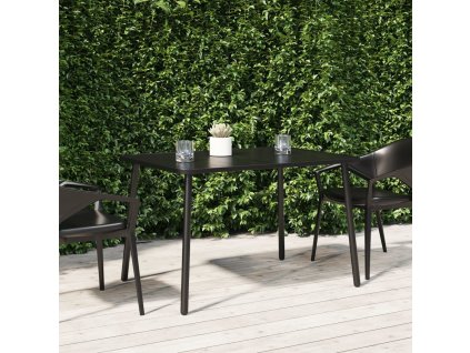Zahradní stolek antracitový 110 x 80 x 71 cm ocel [362739]