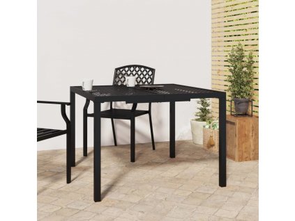 Zahradní stolek antracitový 100 x 100 x 72 cm ocel [362744]
