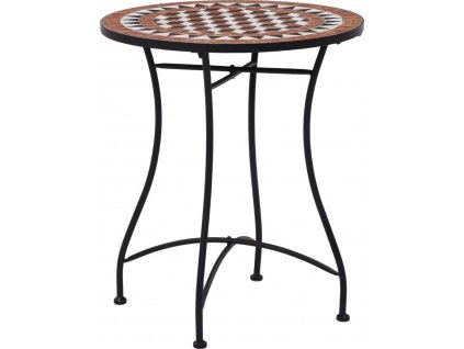Mozaikový bistro stolek 61 cm keramika [46713]