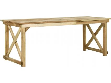 Zahradní stůl 200 x 79 x 75 cm impregnované borové dřevo [318415]