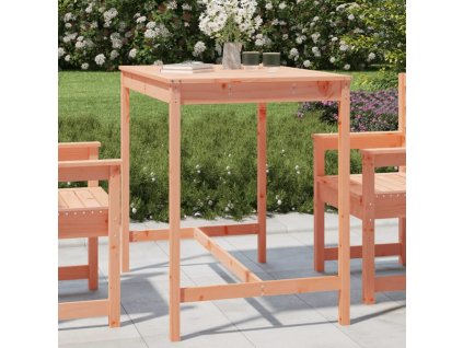 Zahradní stůl šedý 121 x 82,5 x 110 cm masivní borové dřevo [824093]