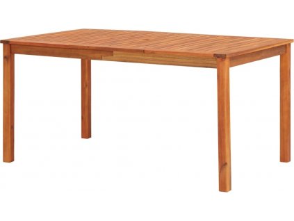 Zahradní stůl 150 x 90 x 74 cm masivní akáciové dřevo [45962]