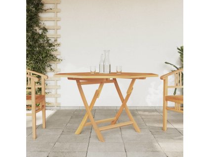 Skládací zahradní stůl 110x110x75 cm masivní teakové dřevo [362617]