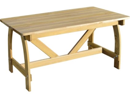 Zahradní stůl 150 x 74 x 75 cm impregnované borové dřevo [41962]