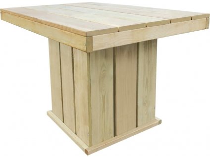 Zahradní stůl 110 x 75 x 74 cm impregnované borové dřevo [44908]