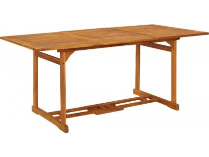 Zahradní jídelní stůl 180 x 90 x 75 cm masivní akáciové dřevo [315945]