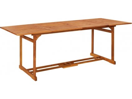 Zahradní jídelní stůl 220 x 90 x 75 cm masivní akáciové dřevo [315946]