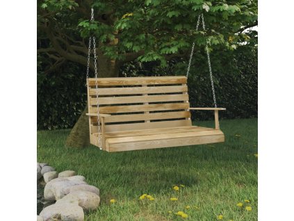 Houpací lavice 110 cm impregnované borové dřevo [318397]