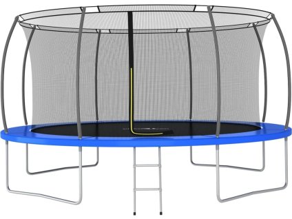 Trampolína s příslušenstvím kulatá 460x80 cm 150 kg [92456]