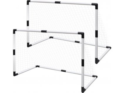 Set branky na minifotbal 2 ks pro děti 91,5 x 48 x 61 cm [90571]