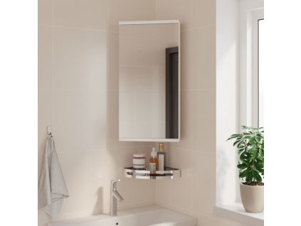 Rohová koupelnová zrcadlová skříňka 30 x 24 x 60 cm [357977]