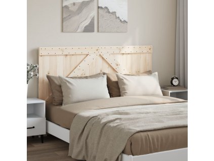 Čelo postele 160 x 104 cm masivní borové dřevo [358400]