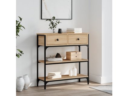 Konzolový stolek 72,5 x 25 x 75 cm kompozitní dřevo [834186] (Barva dub sonoma)