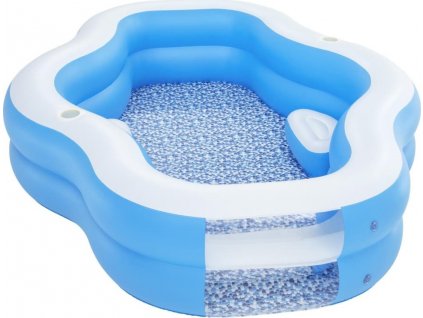 Bazén Splashview 270 x 198 x 51 cm modrý a bílý [441137]