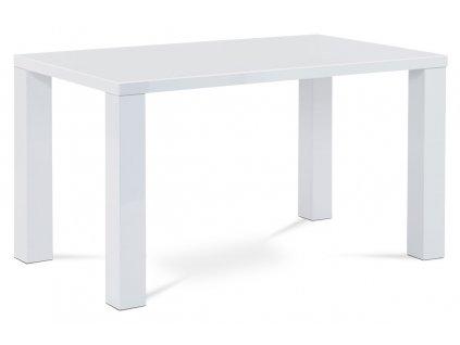 Jídelní stůl Aria, š.135cm, bílý lesk