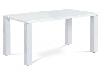 Jídelní stůl Aria, š.160cm, bílý lesk