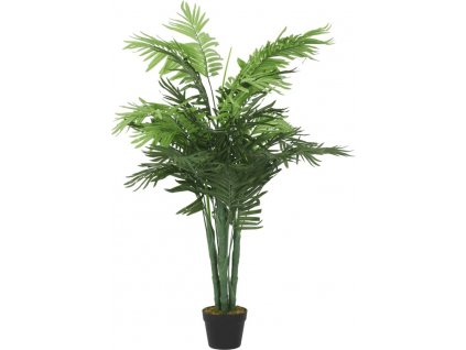 Umělá palma 28 listů 120 cm zelená [359005]