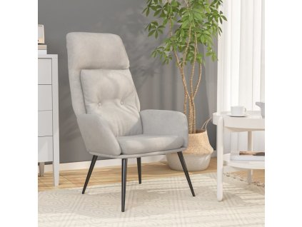 Relaxační křeslo umělá broušená kůže [341279] (Barva Hnědá)