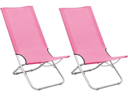 Skládací plážové židle 2 ks textil [310381]
