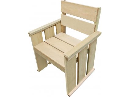 Zahradní židle impregnované borové dřevo [44909]