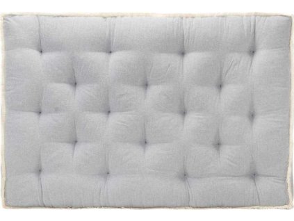 Poduška na pohovku z palet 120 x 80 x 10 cm [314809] (Barva Béžová)