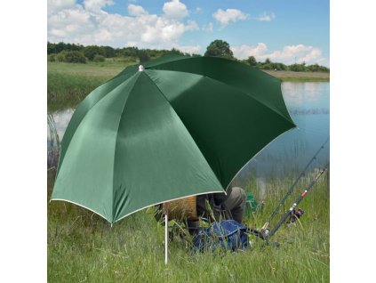 Rybářský deštník zelený UV 30 200 cm [429153]