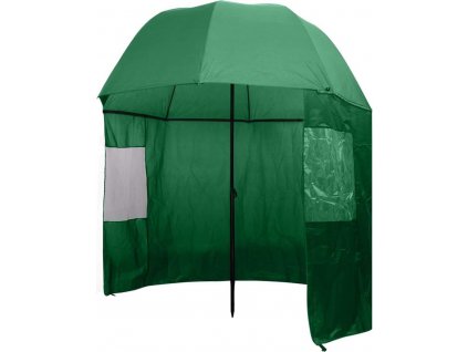 Rybářský deštník zelený 300 x 240 cm [91028]