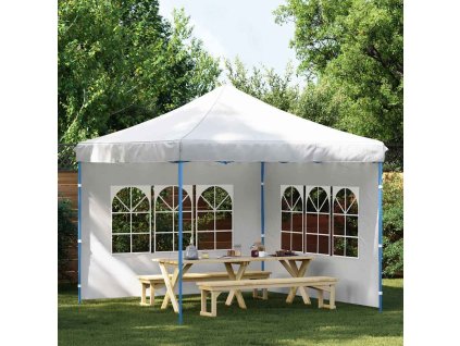 Boční stěna k party stanu 2 ks s oknem PE [45113] (Barva Bílá)