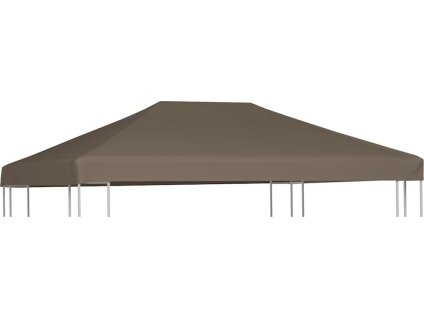 Střecha na altán 310 g/m² 3 x 4 m [46623] (Barva Taupe)