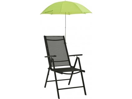 Slunečníky pro kempingové židle 2 ks zelené 105 cm [47935]