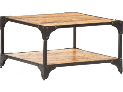 Konferenční stolek 60 x 60 x 35 cm masivní mangovníkové dřevo [321794]