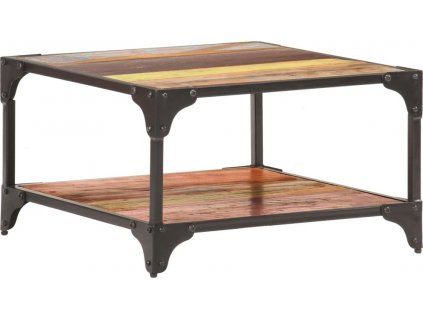 Konferenční stolek 60 x 60 x 35 cm masivní recyklované dřevo [321795]