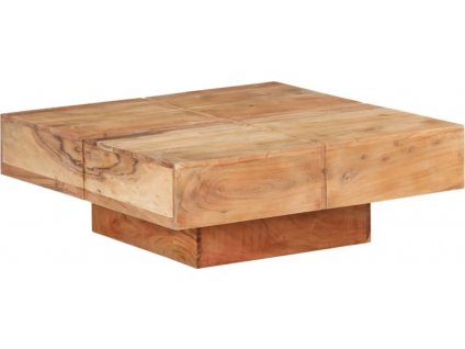 Konferenční stolek 80 x 80 x 28 cm masivní akáciové dřevo [323593]