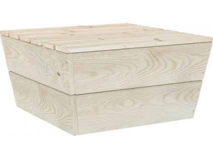 Zahradní stolek 60 x 60 x 30 cm impregnované smrkové dřevo [315632]