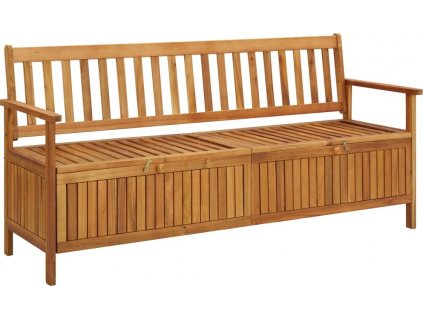 Zahradní úložná lavice 170 cm masivní akáciové dřevo [310281]