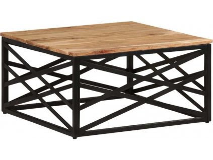 Konferenční stolek 68 x 68 x 35 cm masivní akáciové dřevo [330076]