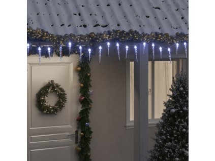 Vánoční světelné rampouchy 200 ch LED akryl a PVC [356229]