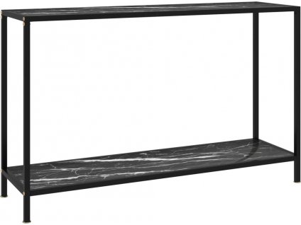 Konzolový stolek 120 x 35 x 75 cm tvrzené sklo [322842]