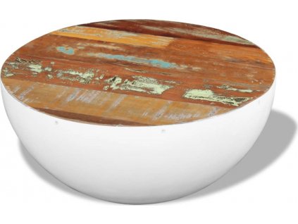 Konferenční stolek ve tvaru mísy Ø 60 cm masivní mangovník [243353]