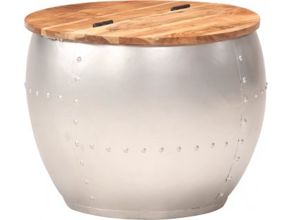 Konferenční stolek kulatý 53 x 43 cm masivní mangovníkové dřevo [287485]