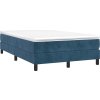 Rám postele s boxspringem 120 x 200 cm samet [3120764] (Barva Tmavě moddrá)